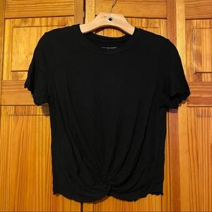 American Eagle Outfitters Twisty Lettuce-edge Top